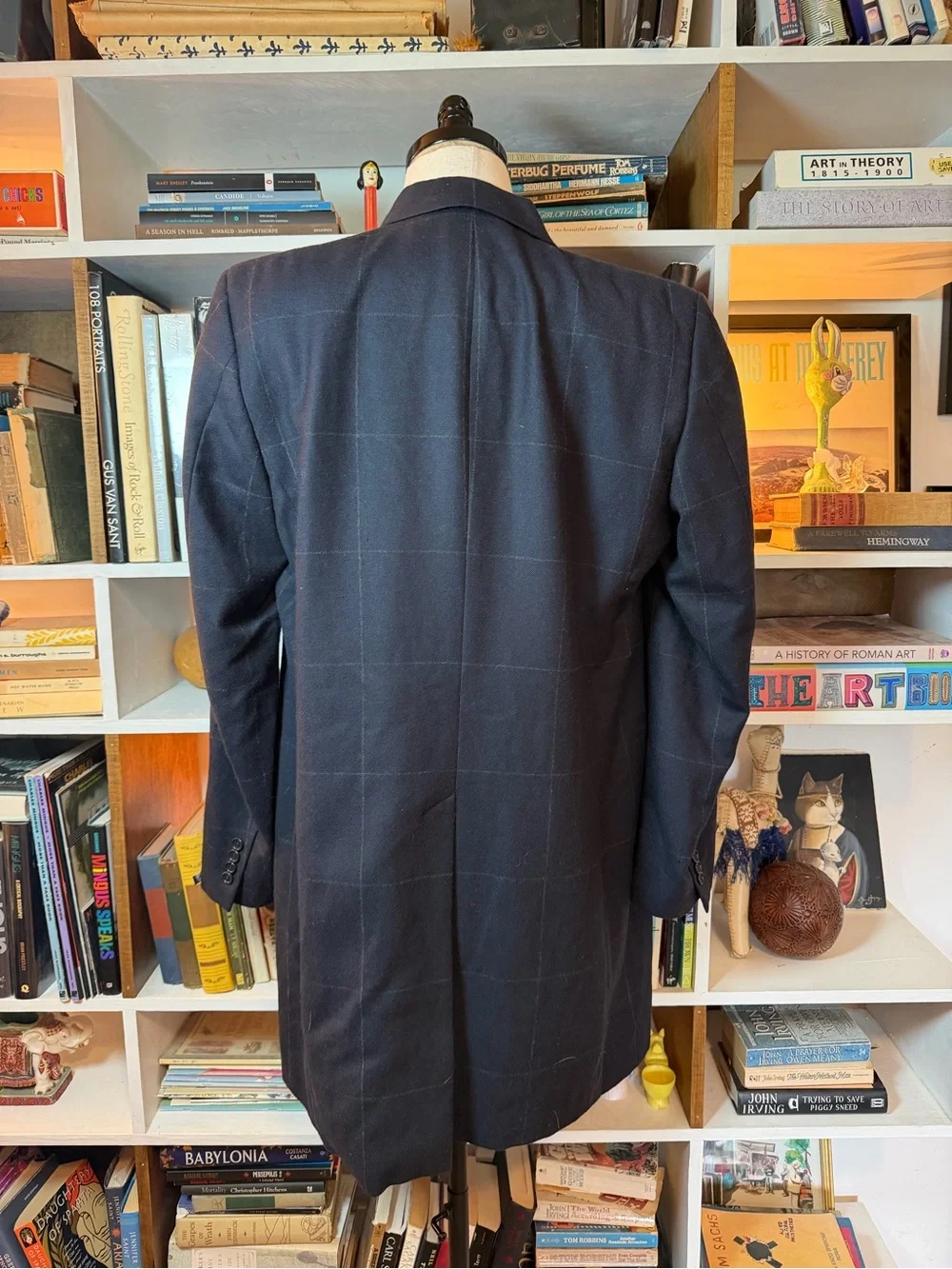 Paul Smith Windowpane Overcoat - Classic Long Blazer